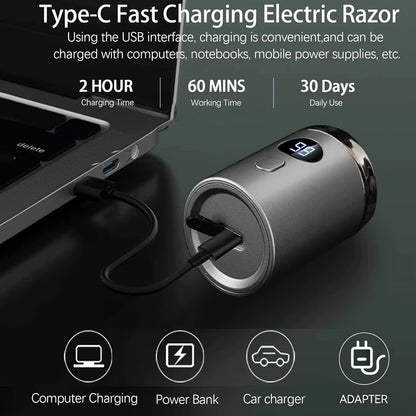 Electric Mini Shaver Rechargeable Type-c. Men Women Home Razor