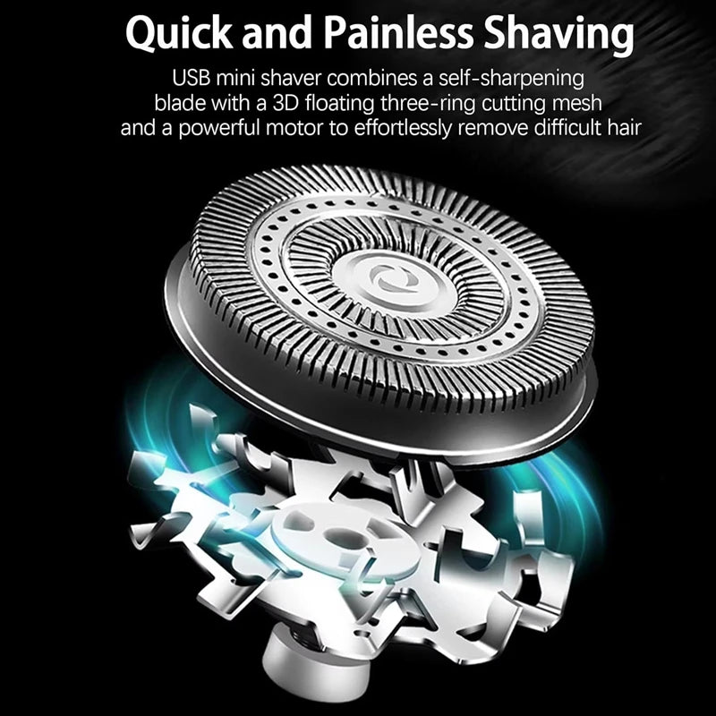 Electric Mini Shaver Rechargeable Type-c. Men Women Home Razor